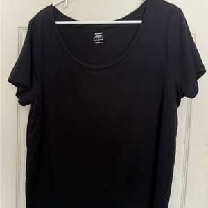 Old Navy Classic Black Short Sleeve Tee
